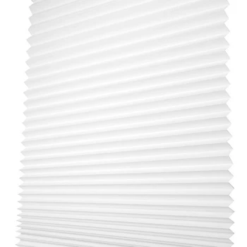 

Paper curtains blinds pleated filter White 91 х182 cm Velcro glue adhesive tape