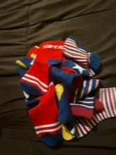 Calcetines de algodón para niños y niñas, calcetín deportivo con diseño de dibujos animados, adecuado para niños de 1 a 10 años, 5 par/lote