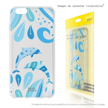 

FunnyTech®Silicone Case for Xiaomi Redmi Note 4 l clear dolphins