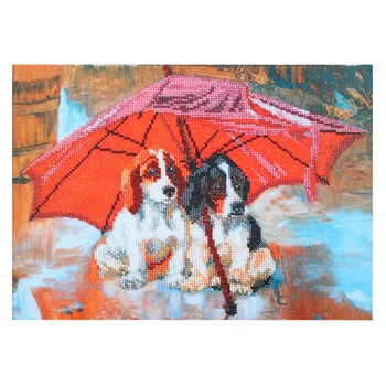 

БН-3170 Set for embroidery with beads Hobby & Pro's Shelter from rain, "34*25 cm