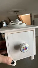 Regalo de madera, herramienta para estudio de postura fácil de instalar, accesorios de fotografía, diseño geométrico, Mini Silla de bebé recién nacido, conjunto de té para mesa