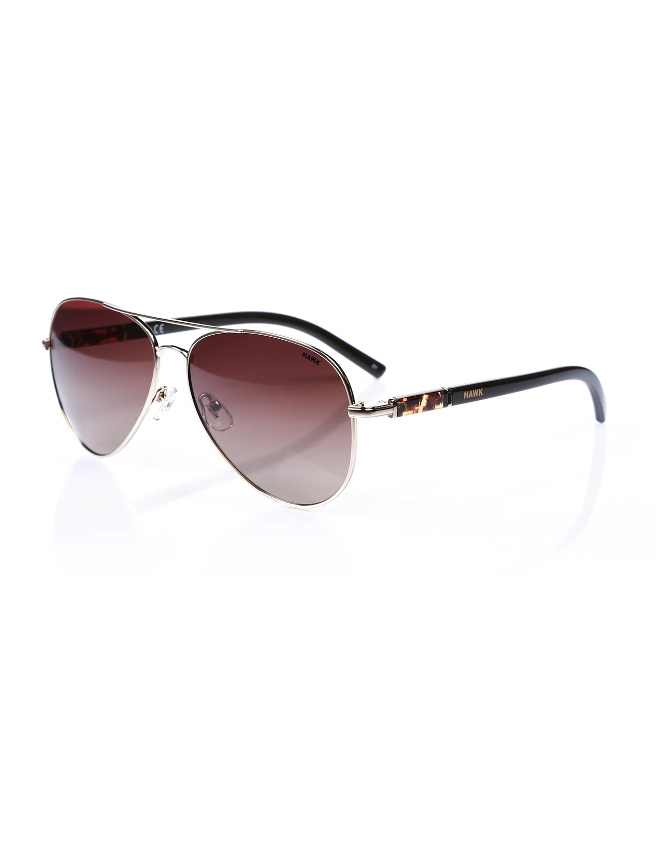 

Men's sunglasses hw 1762 01 metal yellow organic drop pilot 59-14-140 hawk