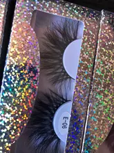 Sirena roja para pestañas, 1 par de pestañas de visón de 25mm, pestañas tupidas alargadas y dramáticas, maquillaje 3d de 25mm, venta al por mayor