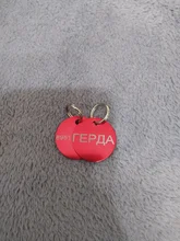 Etiquetas redondas de aluminio para identificación de mascotas, identificación de nombre personalizada, teléfono, 2 unidades por lote