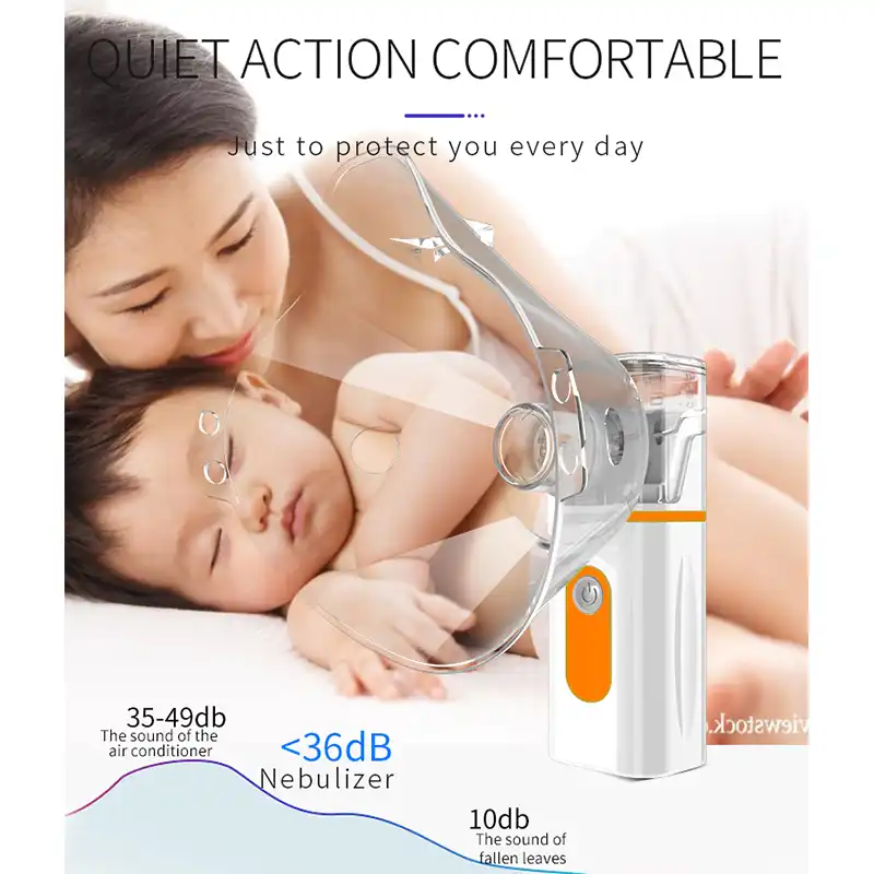 ポータブルネブライザーハンドヘルド吸入器ネブライザーベビーキッズ大人アトマイザー健康ケア医療機器喘息nebulizador 蒸し器 Aliexpress