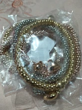 ZOSHI 3 unids/set búho de cristal pulseras de amuleto de corazón y brazaletes de aleación de oro elefante ancla colgantes pulseras de diamantes de imitación para las mujeres