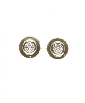 

Two-tone gold earrings