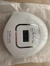 SUNX5 Max-Lámpara LED para secado de uñas, lámpara UV de hielo de 45/36/18 LED para secado de esmalte de Gel, temporizador, herramientas de manicura con Sensor automático, 90/72/36W