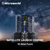 Microworld 3D Metal Puzzle Games Chinese Satellite Launch Center Model Kits Laser Cutt DIY Jigsaw Toys Christmas Gifts For Adult 6
