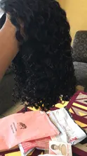 Pelucas de cabello humano malayo para mujeres negras, Bob corto de cabello humano rizado con cierre de encaje 4x4, prearrancado con pelo de bebé