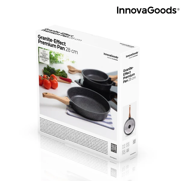 InnovaGoods сковорода с гранитным эффектом Премиум(28 см