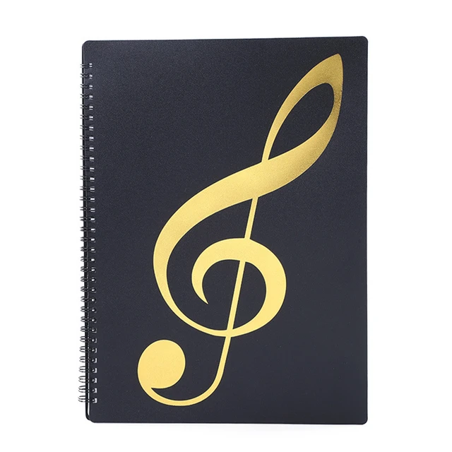 Support De Partition De Musique Pliable A4 6 Pages, Dossier Pour Piano,  Feuille De Papier, Organisateur De Documents - AliExpress