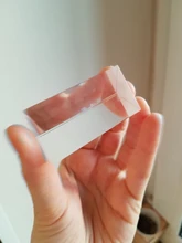 Prisma Triangular de 30x30x60mm, prismas de vidrio óptico BK7, enseñanza de física, espectro de luz refractado, arcoíris, para niños y estudiantes