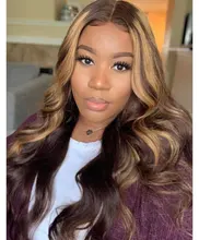 Elia destacar 4 30 peluca con malla frontal de la onda del cuerpo pelucas virginal brasileño 100% cabello humano Pre arrancado transparente negro de las mujeres 2021