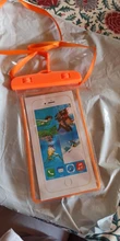 Funda de teléfono seco bajo el agua impermeable portátil, con correa para el cuello, bolso luminoso de natación para juegos acuáticos, deporte en la playa, esquí
