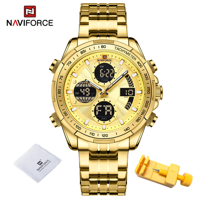 Top Brand Watches Mens Fashion Business Multifunction Waterproof Big Dial Day and Date Display Watch Relogio Masculino