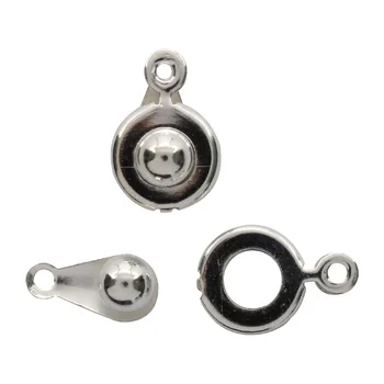 

4ar217 lock for beads button, 5 pcs/pack, Astra (Silver)