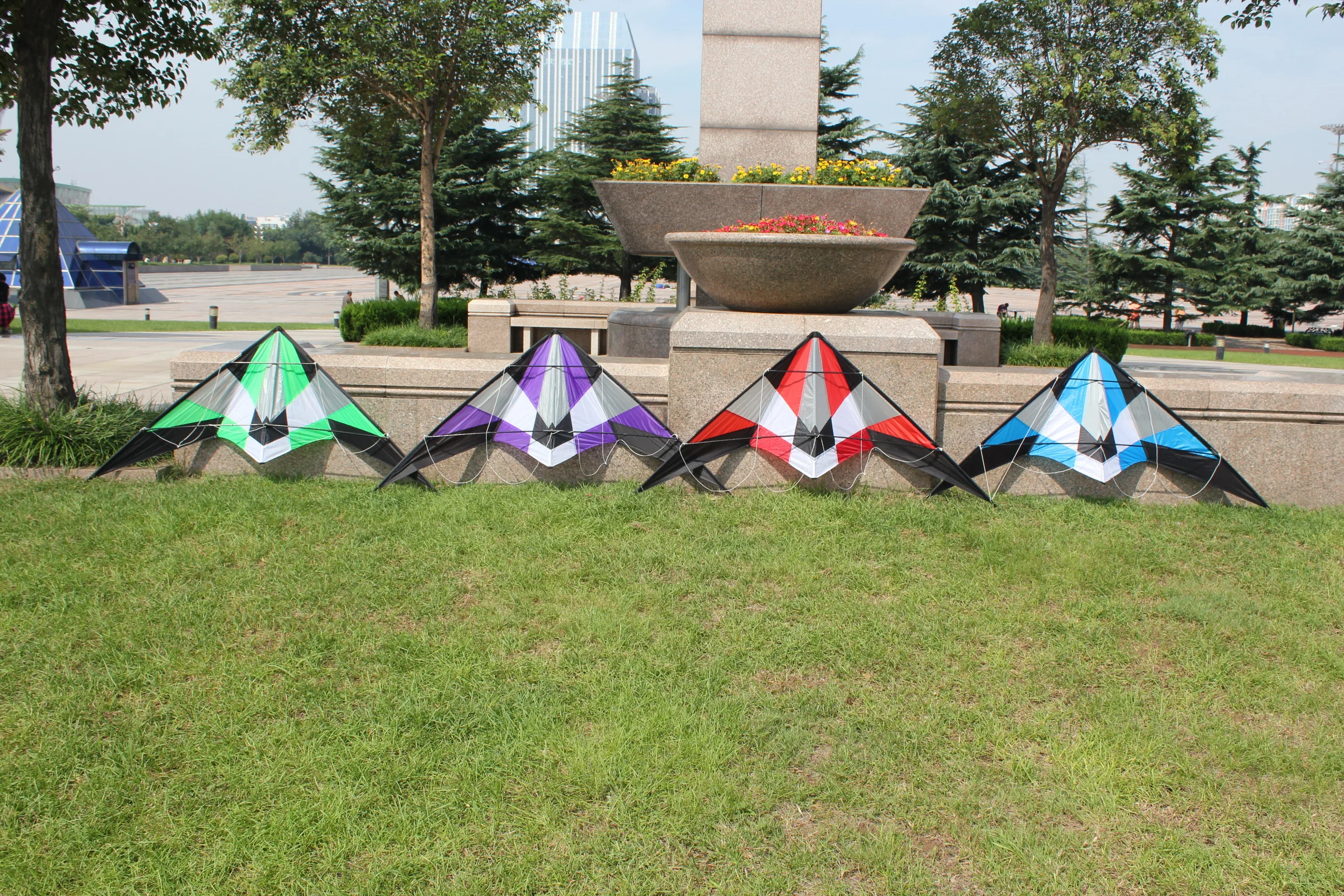 NEW Outdoor Fun Sports 1.8m Dual Line  Stunt  Kite With Handle And Line Good Flying  Factory Outlet 6