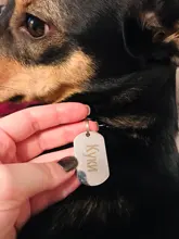 Dog-Id-Tag Address Pet-Name Free-Engraved Military Stainless-Steel Custom Personalized