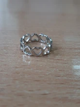 Skyrim-Anillo de corazón hueco para mujer, sortija de acero inoxidable, romántico, Color oro rosa, anillos de compromiso de boda informales, regalo de joyería