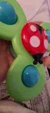 Spinner de dibujos animados para niños y adultos, 3 uds., sonajero de bebé, giroscopio de colores ABS, juguete para aliviar el estrés, juguetes para los dedos
