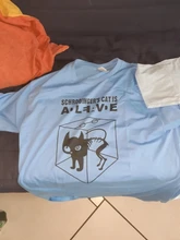 Camiseta de algodón para hombre, camisa de manga corta con estampado de gato Schrodinger, informal, The Big Bang Theory, Verano 2017, #247