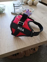 Arnés de perro sin tirar reflectante transpirable arnés de mascota ajustable para chaleco de perro ID parche personalizado para caminar al aire libre perro suministros