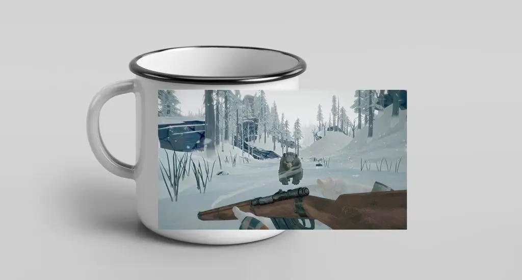 Кружка металлическая эмалированная The Long Dark Лонг Дарк №8 | Дом и сад