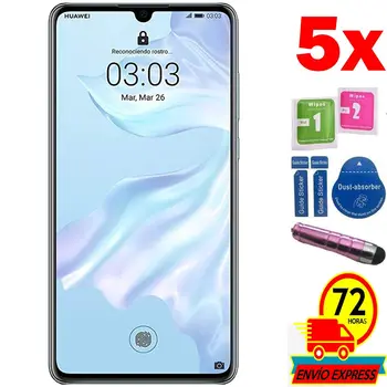 

5x Protectors Screen Tempered Glass for for Huawei P30 (Not Full SEE INFO) PEN