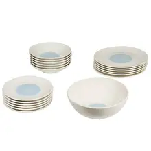 Посуда(19 шт) синяя посуда