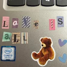 Pegatinas decorativas hechas a mano para álbum de recortes, calcomanías con números del alfabeto en inglés, Retro, decoración de álbumes y diarios, lote de 6 unidades