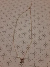 12 collares con signo del zodiaco para mujer, colgante de constelaciones, cadenas de oro, Gargantilla, joyería de moda