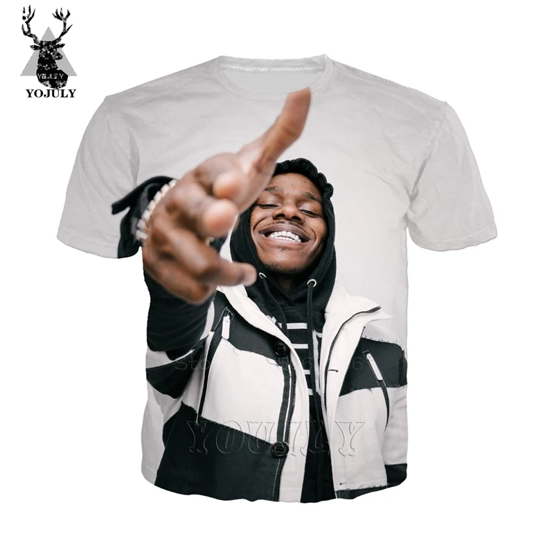 16 Dababy Футболка Music Suge off white Мужская 3d принт Harajuku косплей футболки модные унисекс Хип-Хоп Уличная одежда с круглым вырезом Топы A531 - Цвет: 16
