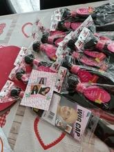 Beaufox-extensiones de pelo ondulado brasileño, extensiones de cabello humano liso, Natural/negro azabache, Remy, 1/3/4 unidades, 8-30 pulgadas