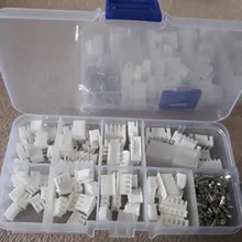 230 unids/caja XH2.54 2p 3p 4p 5p 5 pin 2,54mm Kit de Terminal/vivienda/Pin Header conector JST conectores de cable adaptador de Kit de XH