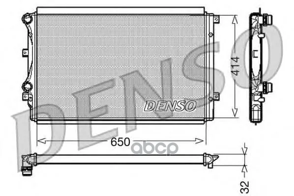 Радиатор Denso арт. DRM32015