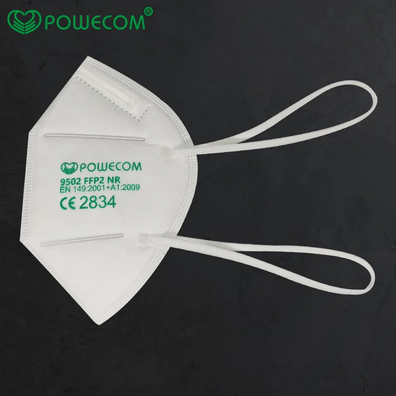 Маска Powecom CE FFP2 Стильная защитная маска на голову респиратор 95% фильтрация для рта