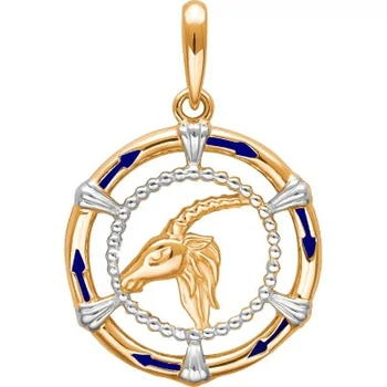 

Esthete suspension "Capricorn" made of red gold