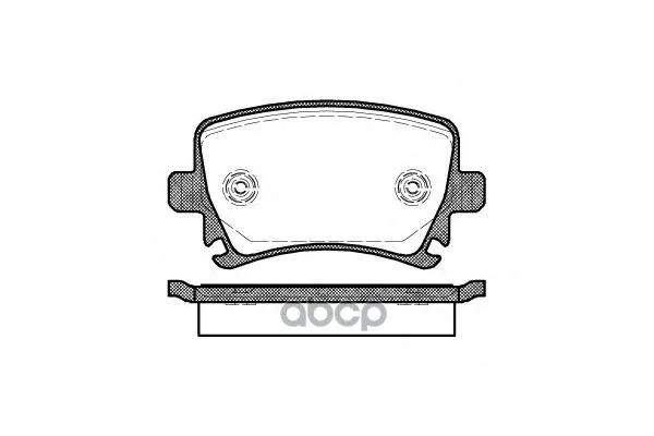 1031 00_!Колодки Дисковые З Audi A3 Диск 16" 03, Vw Touran Диск 15" 03 Remsa 103100 Remsa арт. 103100