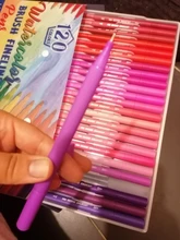 Conjunto de rotuladores de doble punta, Set de 12-120 rotuladores para dibujo artístico, obra de arte con acuarela