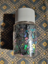 Láseres holográficos de resina epoxi para Festival, plata, brillo grueso, hexagonal, corazón, número, letras, lentejuelas, 10g por