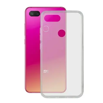 

Mobile cover Xiaomi Mi 8 Lite KSIX Flex TPU Transparent