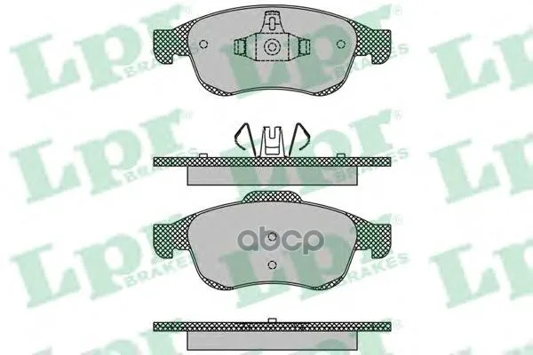 Колодки Тормозные Renault Duster 10-/Fluence 10-/Megane Iii 08- Передние Lpr 05p1493 Lpr арт. 05P1493