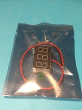 Mini Módulo de pantalla LED Digital, bricolaje, rojo y azul, voltímetro de DC2.5V-32V DC0-100V, medidor de contador de voltaje, Panel para motocicleta y coche