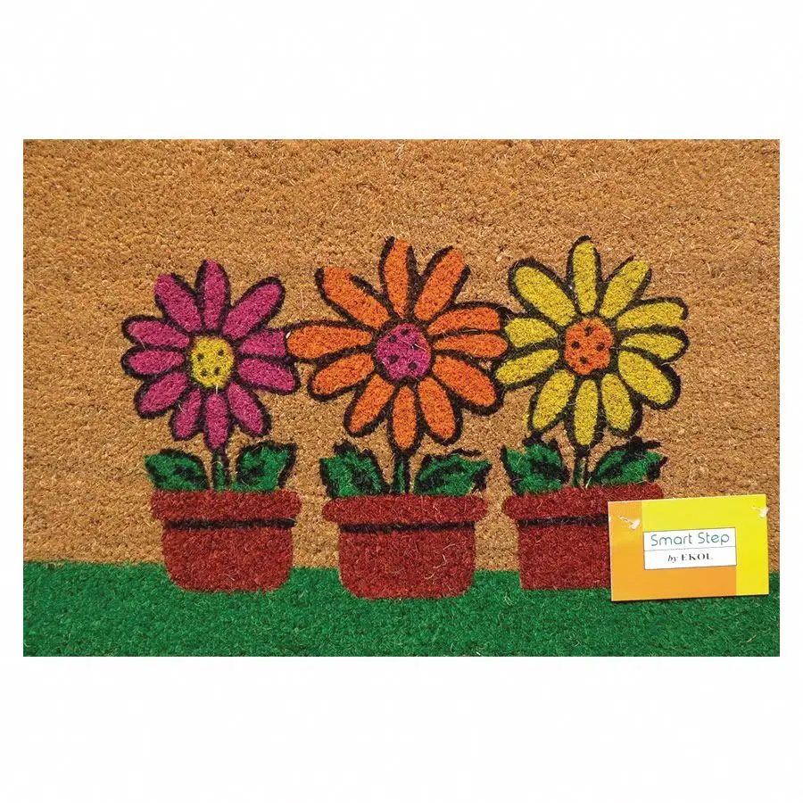 

Pvc Based Koko Flowerpot Printed Mat 40x60 cm