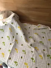 Manta de muselina de algodón para dormir para niños, Toalla de baño de 110x110cm, gran absorción de agua, 6 capas, ropa de cama transpirable