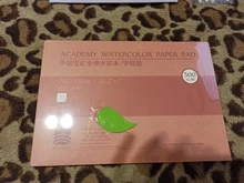 Bloc con hojas para pintura, papel artístico de 300g/m2, 100% de algodón para pintura con acuarela y bocetos