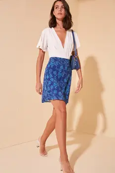 

Trendyol Flower Pattern Skirt TWOSS20ET0317