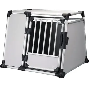 

TRIXIE carrying Box--L and XL: 94x75x88 cm-silvery Gray and light gray-For dogs