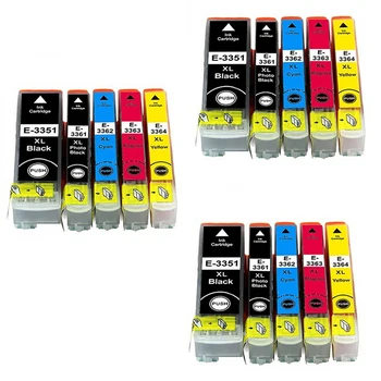 

15 cartriges 33XL 33 XL T3351 T3361 T3362 T3363 T3371's refill Compatible for printer Epson Model XP530